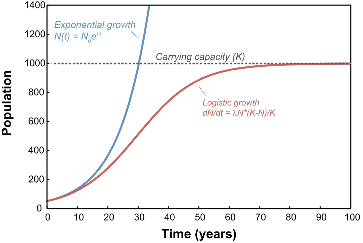 Difference Between Exponential Growth And Decay